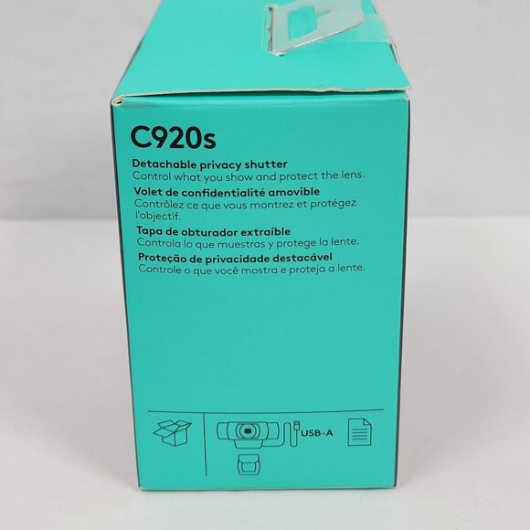 Logitech C920s Pro HD Webcam With Privacy Shutter Full HD 1080p NEW - Picture 3 of 5